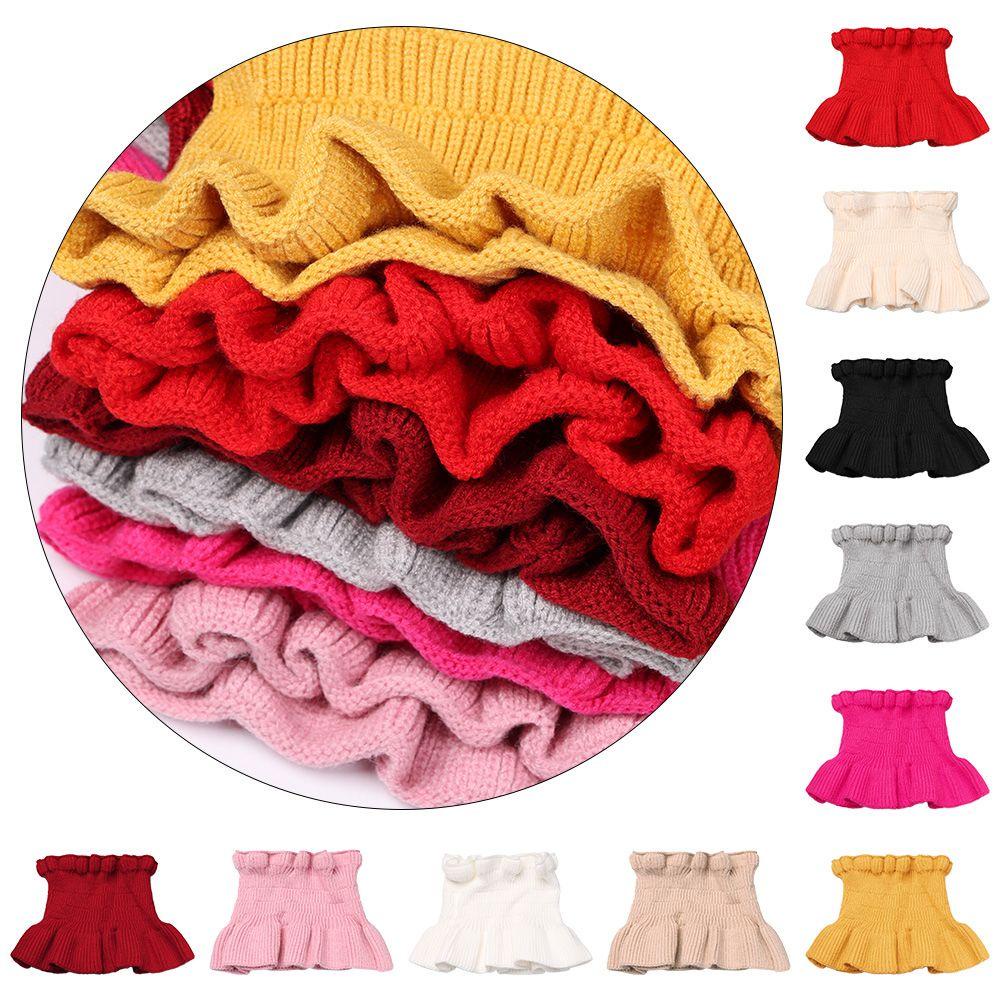 Cổ Áo Giả Dệt Kim Chống Gió Thời Trang Mùa Đông Cho Nữ