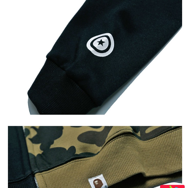 [Ảnh thật] Aó khoác Bape camo /Jacket bape camo | BigBuy360 - bigbuy360.vn