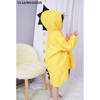 Áo mưa khủng long cho bé