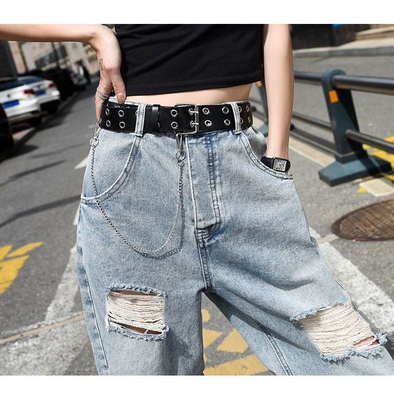 Quần Jeans Nữ Ống Rộng Thời Trang Châu Âu 2021 | BigBuy360 - bigbuy360.vn