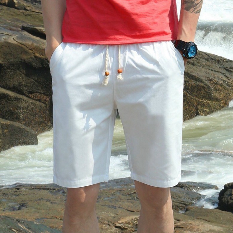 Quần short kaki lưng thun phong cách Hàn quốc | BigBuy360 - bigbuy360.vn