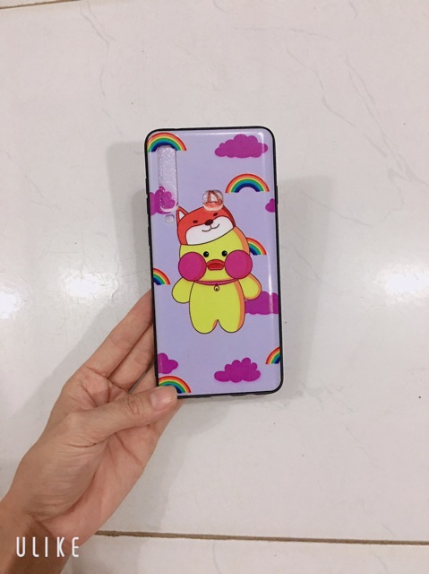 Ốp lưng sam sung A9 (2018) nền tím
