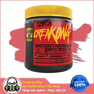 Tăng Sức Mạnh Tăng Năng Lượng Giảm Mệt Mỏi Creatine Mutant Creakong 75 Lần Dùng 300g Từ Canada