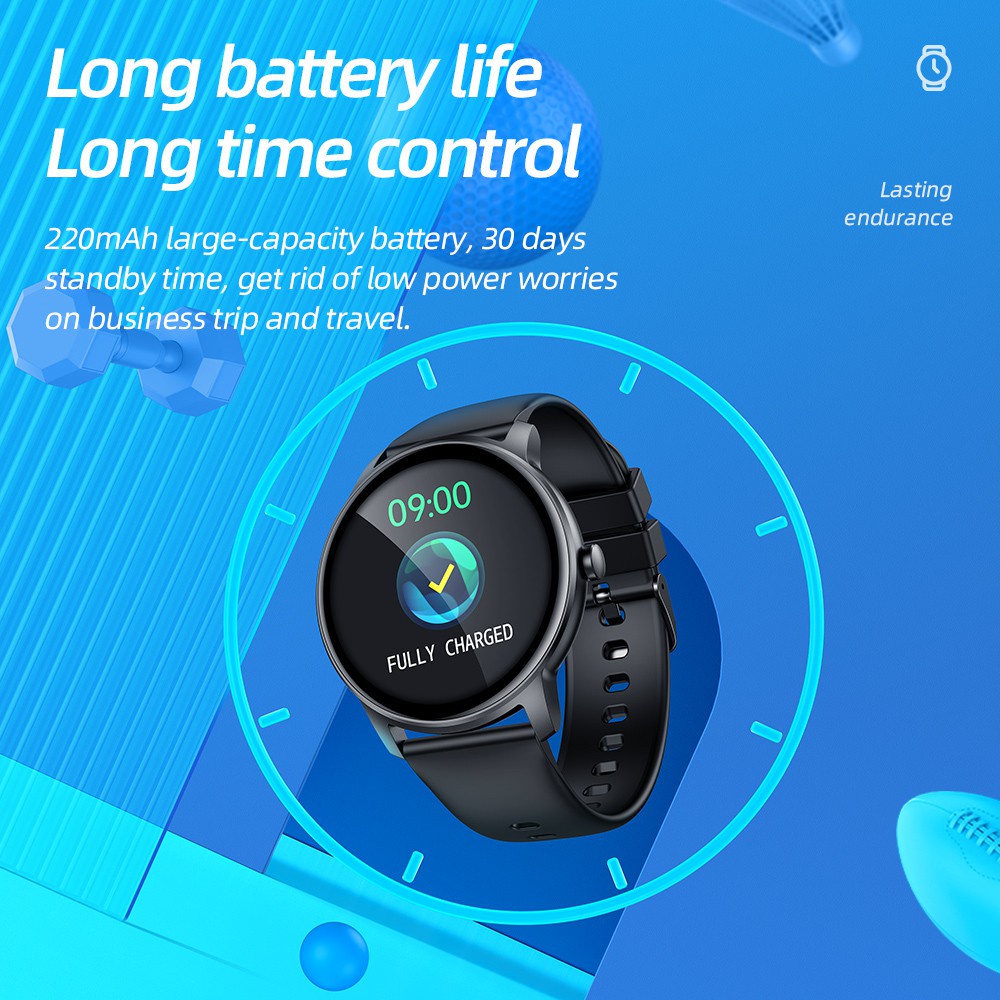 [Phiên bản không cuộc gọi] Đồng hồ thông minh Hoco y4 ip68 kết nối bluetooth chống nước hỗ trợ theo dõi nhịp tim thiết kế mới hợp thời trang