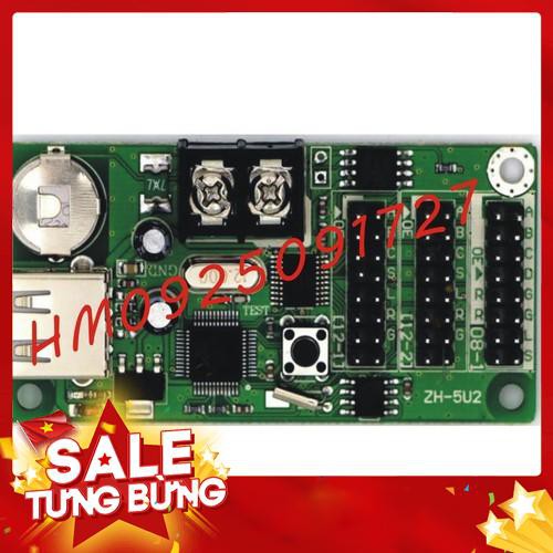 Mạch ZH 5U2 Điều Khiển LED Ma Trận Module P10 Một Màu Và 3 Màu - Hàng nhập khẩu