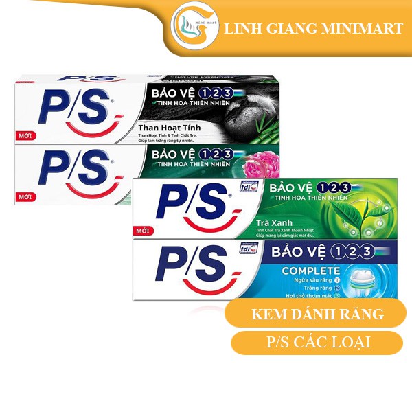Kem đánh răng P/S các loại Hàng chính hãng
