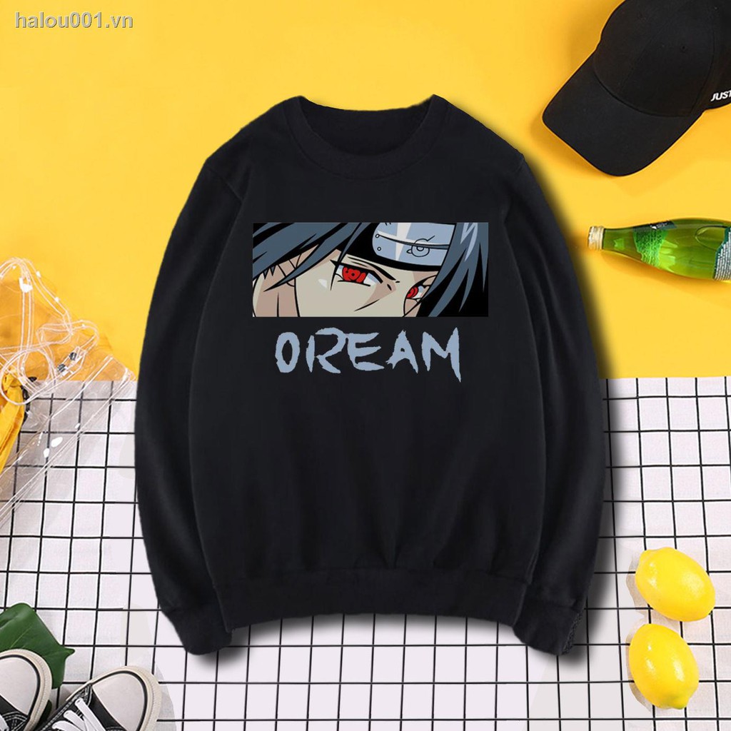 NARUTO Áo Hoodies Có Nón Dài Tay Thời Trang Nam