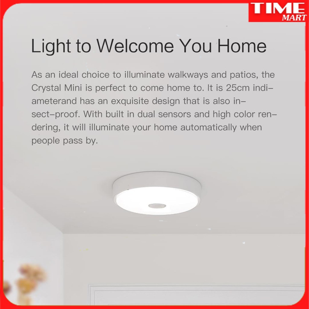 [CHÍNH HÃNG] Đèn Led Ốp Trần Cảm Biến Chuyển Động Mini Xiaomi Yeelight 250mm - [TIME_MART siêu thị tiện ích gia đình]