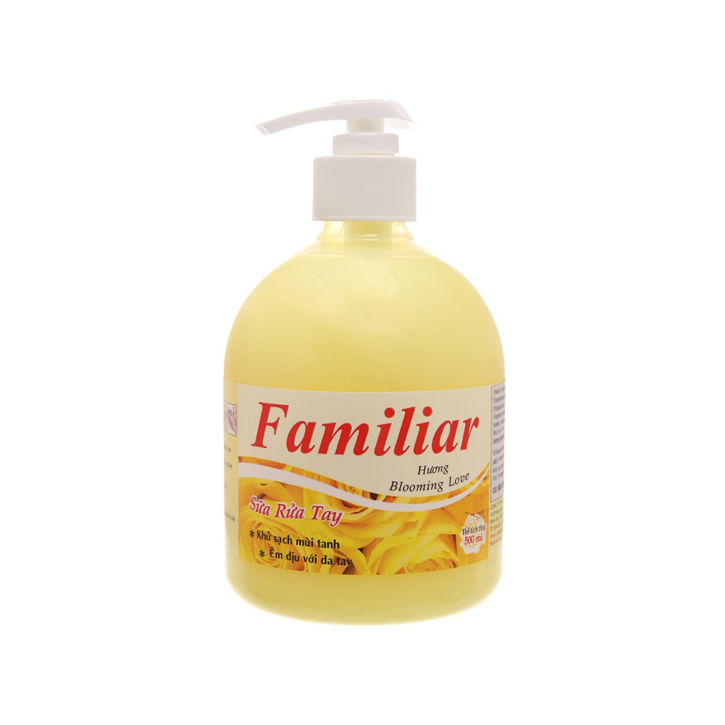 (MẪU MỚI) Chai Nước Rửa Tay FAMILIAR 500ml