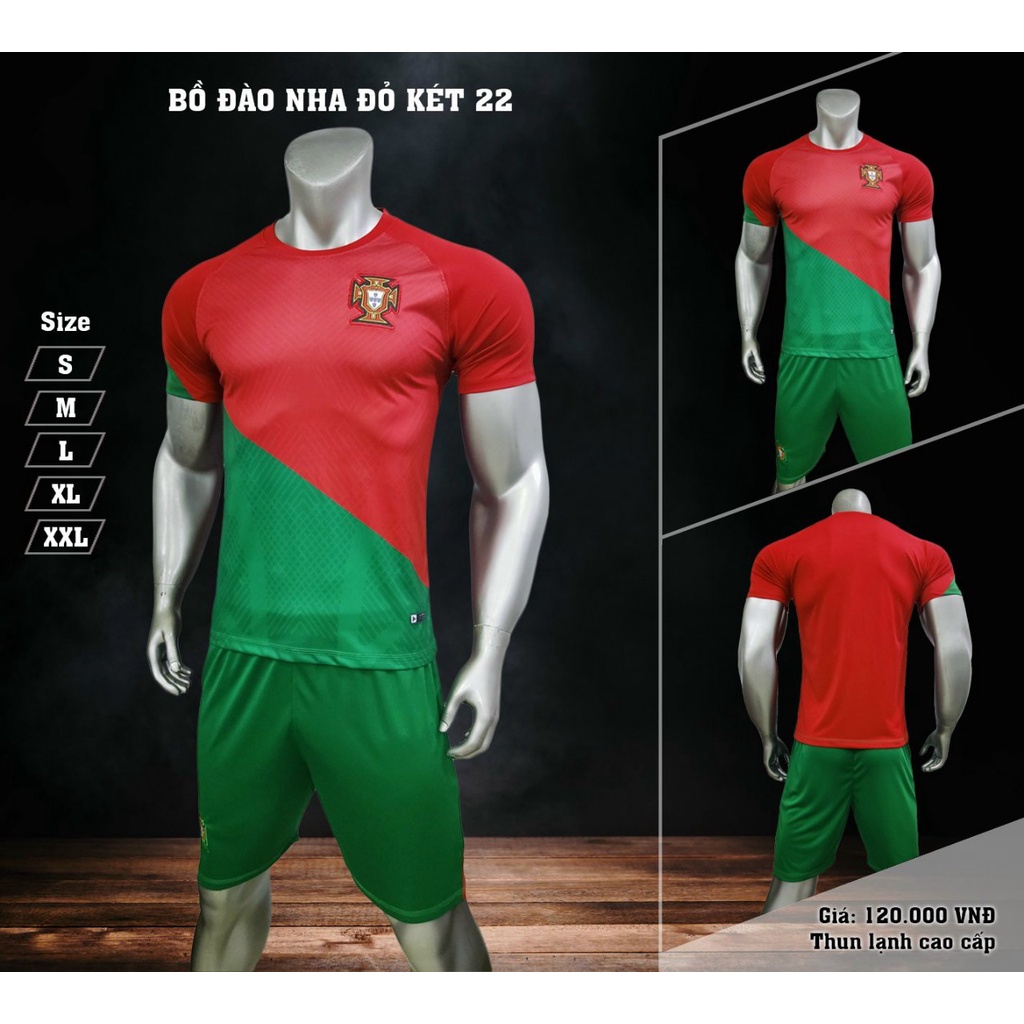 Bộ Quần Áo Bóng Đá Đội Tuyển Bồ Đào Nha 2021