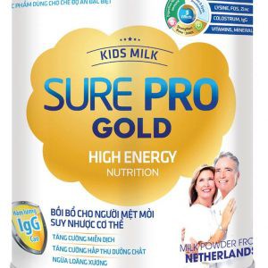 SỮA KIDS MILK SURE PRO GOLD (400G) DÀNH CHO NGƯỜI CẦN HỒI PHỤC SỨC KHOẺ, MỚI ỐM DẬY, NGƯỜI BỆNH SAU PHẪU THUẬT...