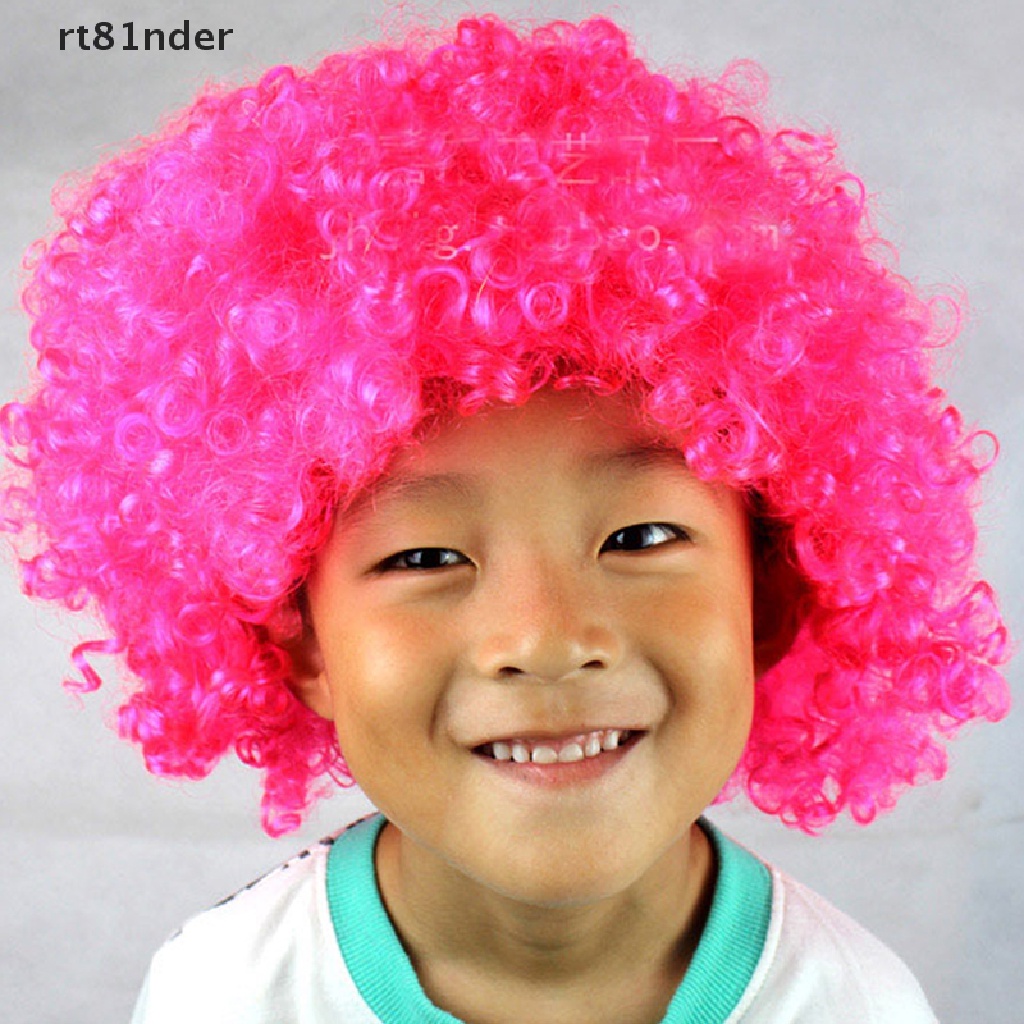 [Hàng mới về] Tóc giả hình chú hề tròn kèm mũ đội dành cho trẻ em và người lớn