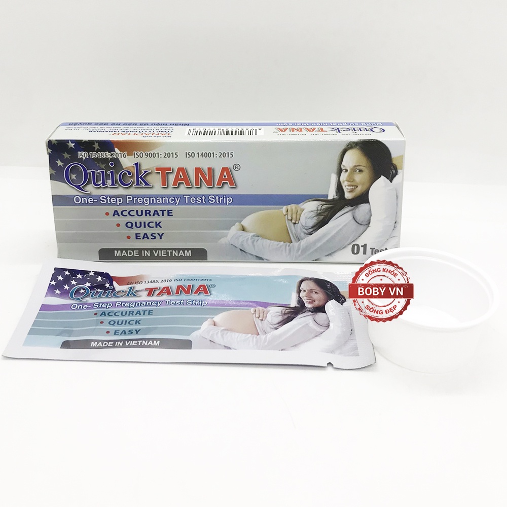 Que thử thai QuickTana phát hiện thai sớm - Chính xác - Nhanh chóng - Che tên sản phẩm