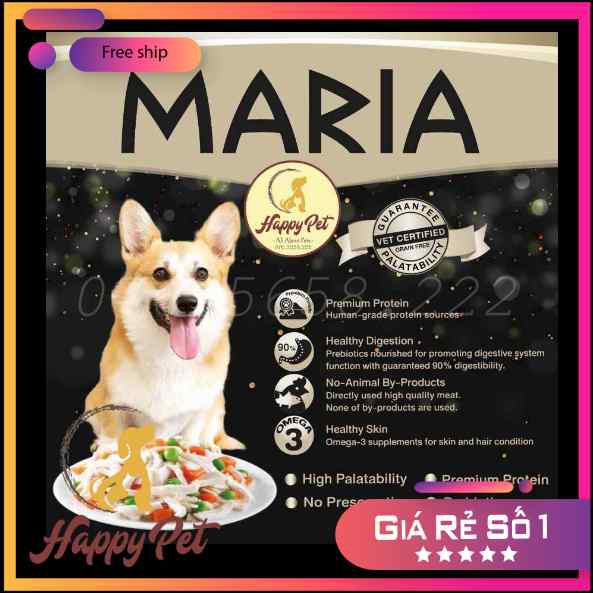 [HSD 2023] PATE MARIA DINH DƯỠNG HOÀN CHỈNH CHO CHÓ THÁI LAN