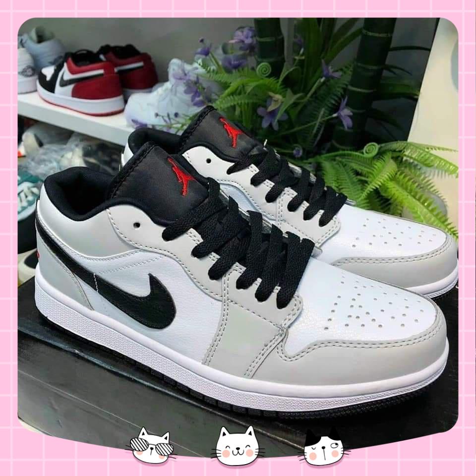 Giày JORDAN 1 low xám thấp , giày sneaker  jodan jd 1 thấp cổ , giày thể thao hot trend bản đẹp