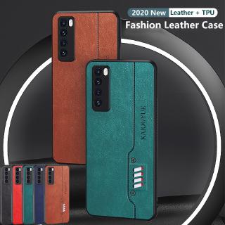 Ốp điện thoại da ba màu chống sốc cho Huawei Nova 3 3e 4e 7i 5t 7 se Pro