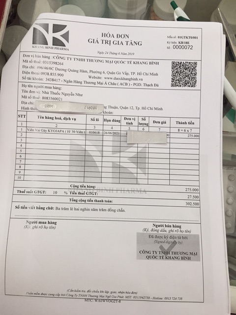 ✅(chính hãng) Viên vai gáy KYOJAPA- giảm đau thần kinh toạ,viêm vai gáy | Thế Giới Skin Care