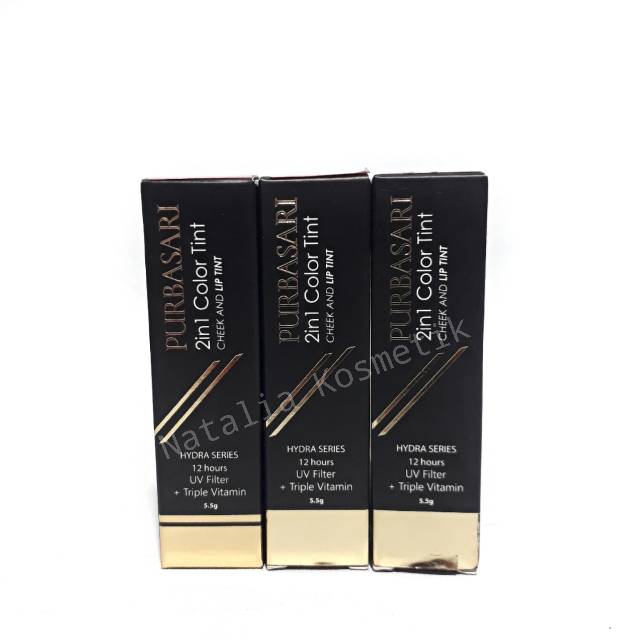 (Hàng Mới Về) Son Tint 2 Trong 1 Purbasari 5.5g | BigBuy360 - bigbuy360.vn