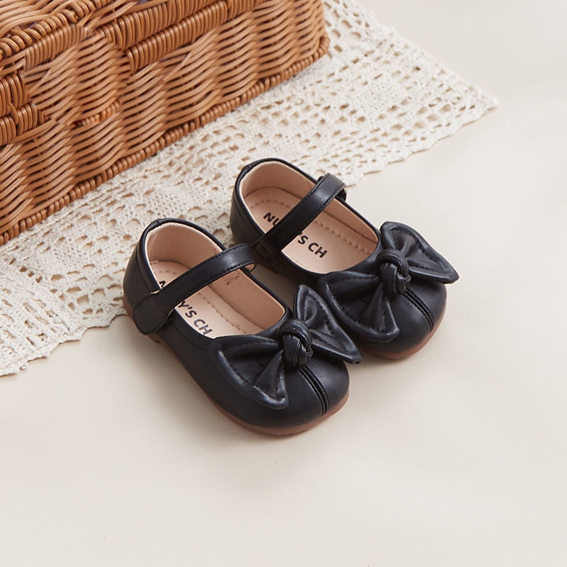 Mềm Giày Búp Bê Da Phong Cách Công Chúa Xinh Xắn Dành Cho Bé Gái 1-2 Tuổi