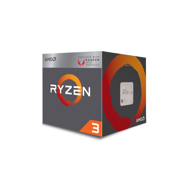CPU AMD Ryzen 3 2200G 3.5 GHz (3.7 GHz with boost) / 6MB / 4 cores 4 threads / Radeon Vega 8 / socket AM4
