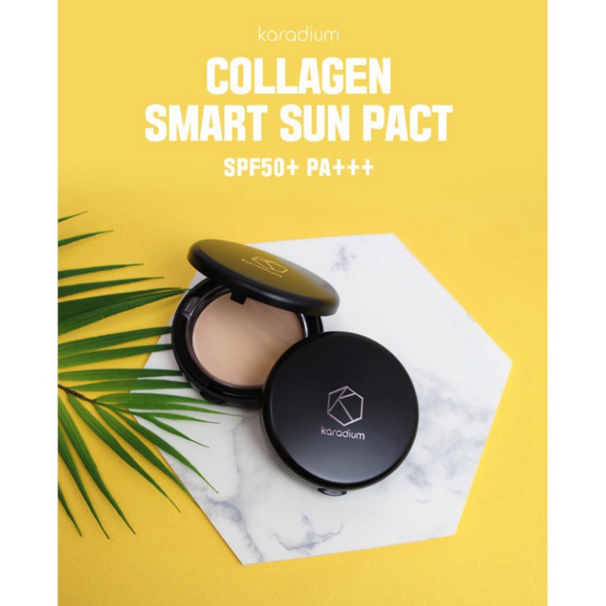 Phấn Phủ Kiềm Dầu, Dưỡng Da Hiệu Qủa Karadium Collagen Smart Sun Pact SPF 50+/PA+++ 11g Z13