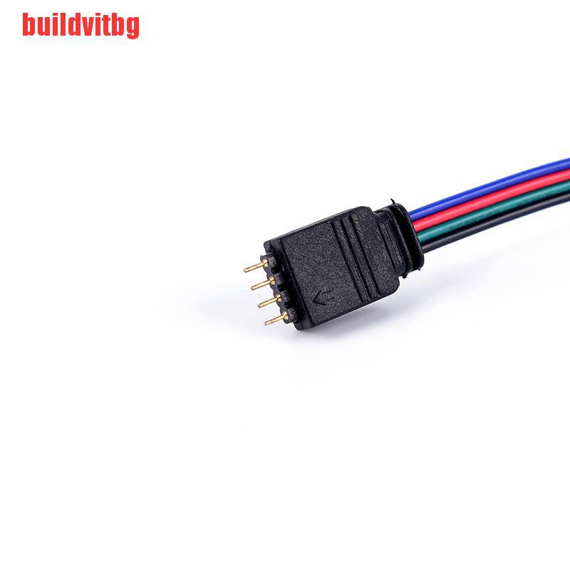 1 Dây Cáp Nối Đầu Đực 50cm 4pin Màu Đỏ Cho Dây Đèn Led Rgb 3528 5050