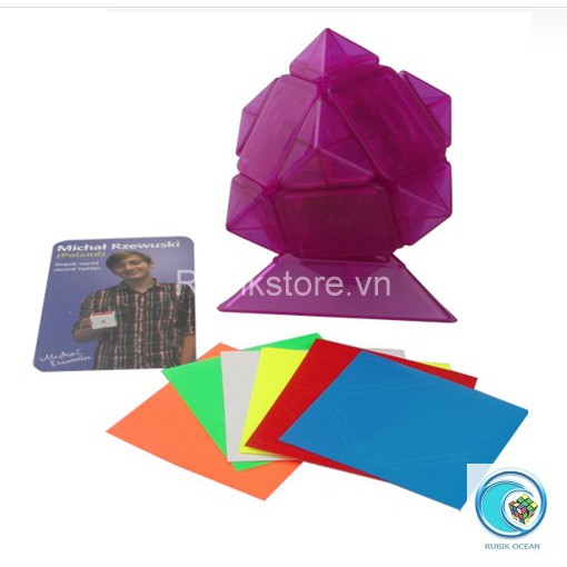 MoYu Magnetic Skewb  Trans.Purple
