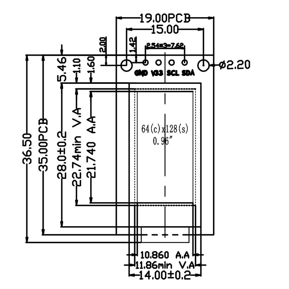 Mô Đun Màn Hình Lcd Thông Minh Augustina 3.3v Ssd1107 0.96 Inch Cho Arduino Oled Module Iic | BigBuy360 - bigbuy360.vn