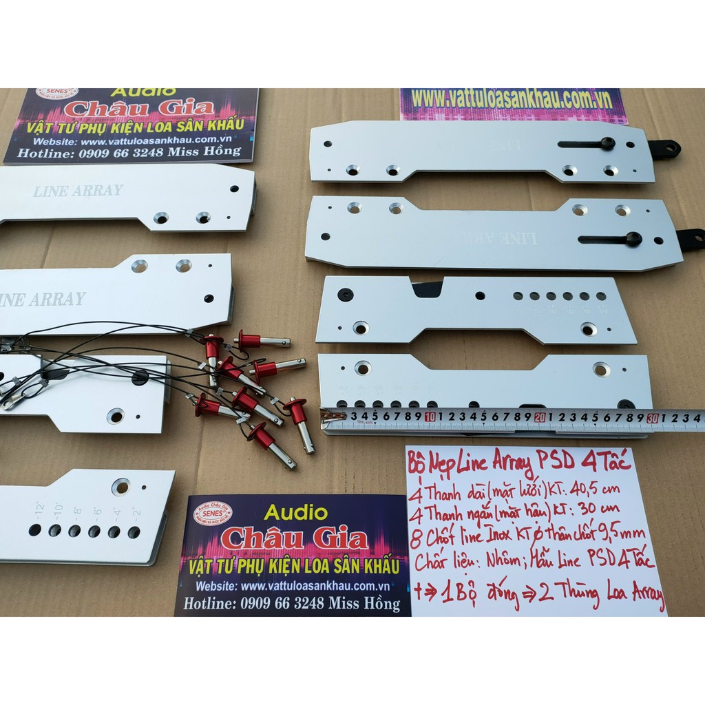 Nẹp loa array, line array 4T 1 bộ Audio Chau Gia - 4T mẫu PSD