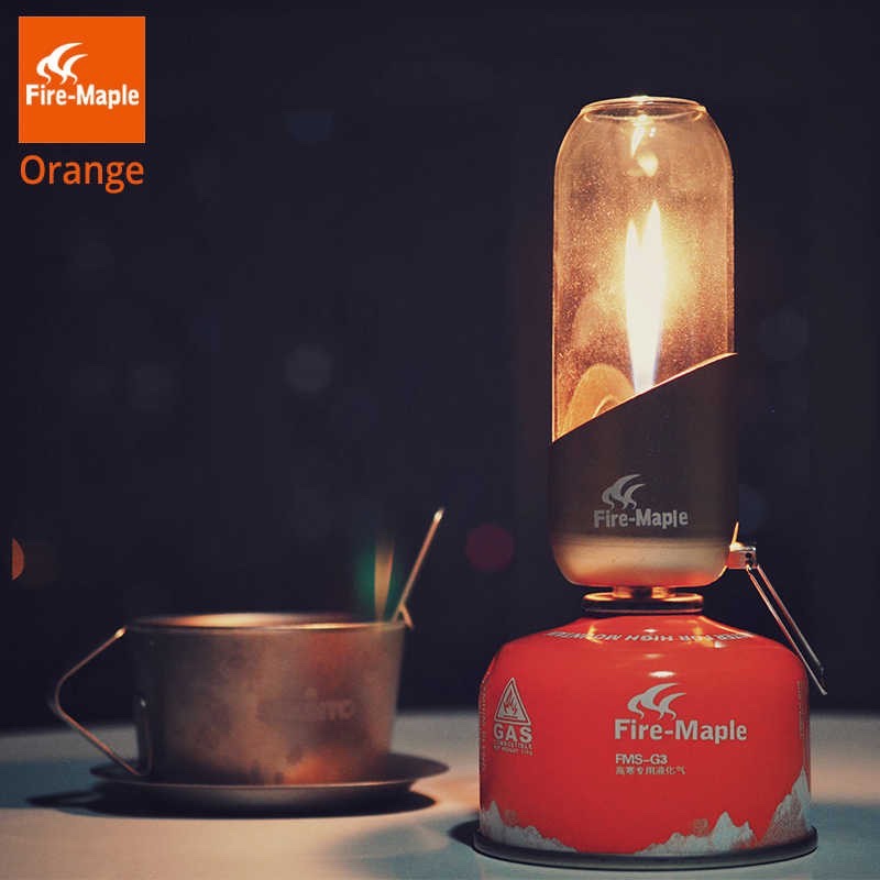 ĐÈN GAS DÃ NGOẠI FIRE MAPLE ORANGE GAS LANTERN