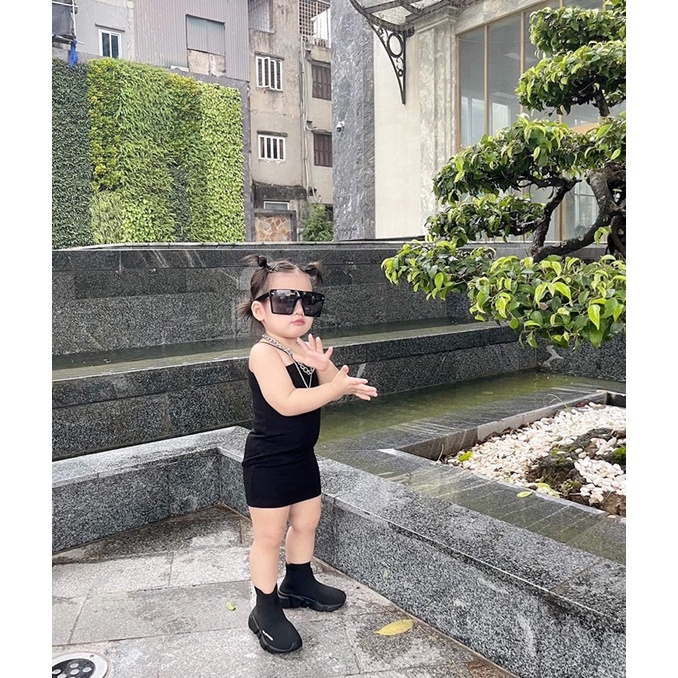 Váy Body 2 Dây Cho Bé Gái Đơn Giản Mà Sang Chảnh