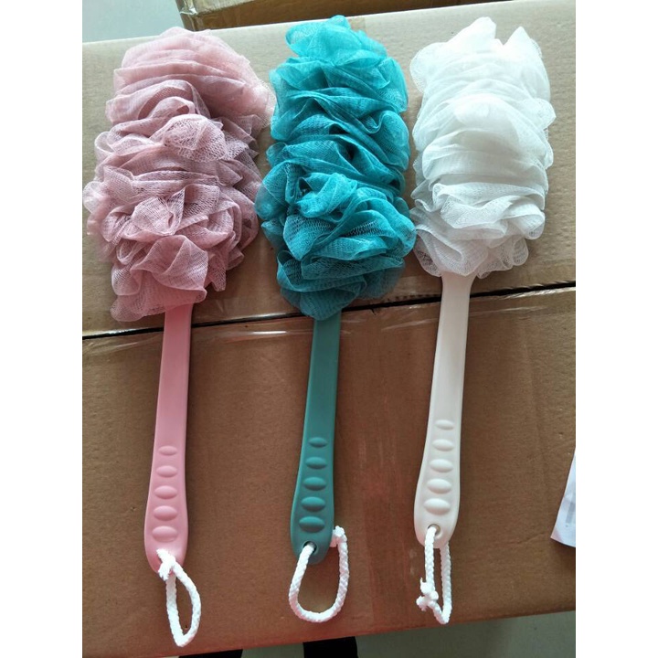 Cây Chổi Bông Tắm Chà Lưng Cán Dài Mềm Mại MINISHOP H109