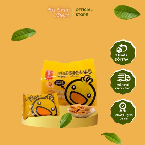 Bánh quy xốp trứng muối KAMAN HONGKONG bịch 250g