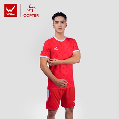 Bộ Quần Áo Bóng Đá Không Logo Wika Copter Thoáng Khí, Thoát Mồ Hôi Cực Tốt