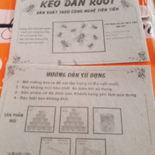 COMBO 10 MIẾNG Keo dán ruồi ĐẠI LỘC