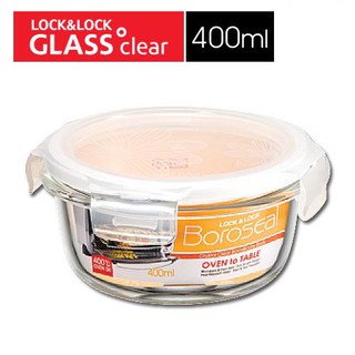 Hộp Thủy Tinh Tròn Chịu Nhiệt Cao Lock&Lock LLG822 400ml