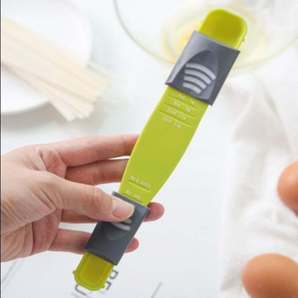 Muỗng đo lường bằng nhựa 1-13 g/ml có thể điều chỉnh tiện dụng