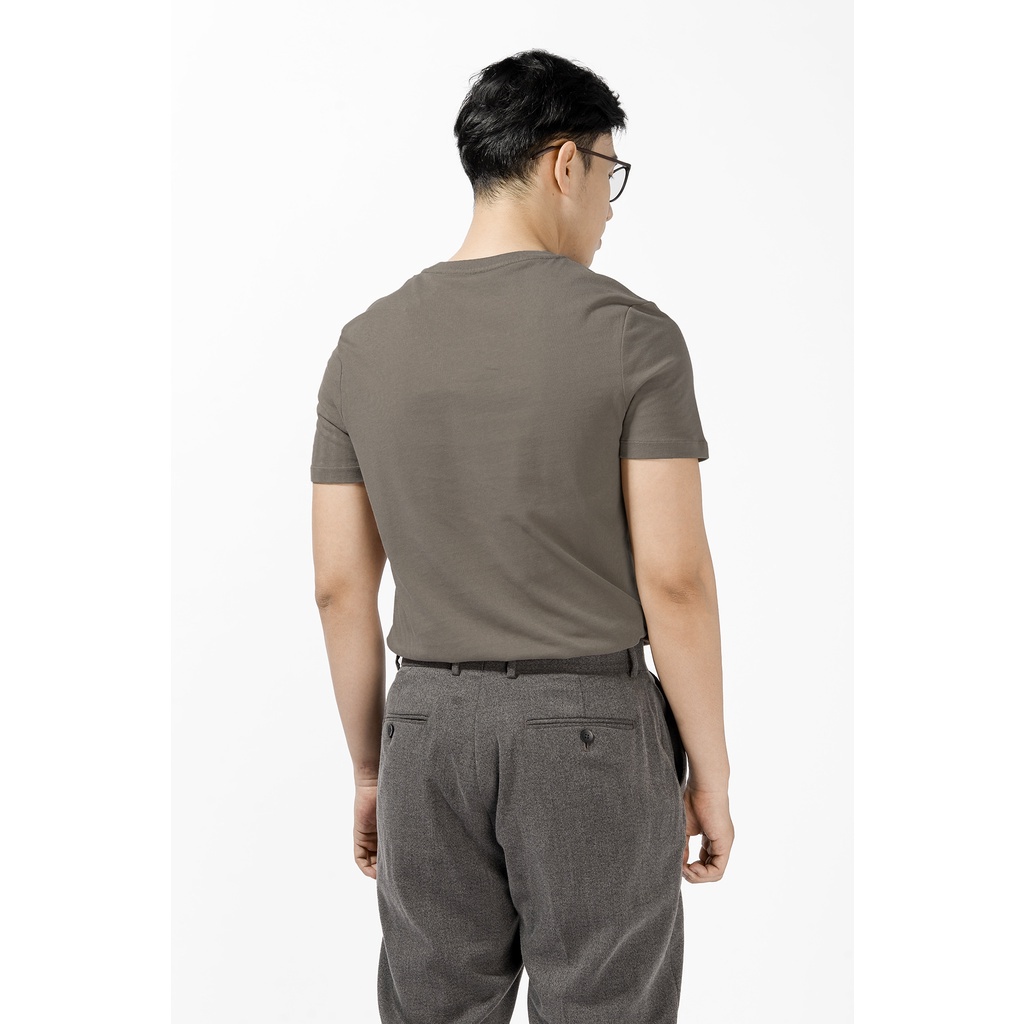 Áo Thun Nam Tay Ngắn Trơn Form Fitted - Routine 10S21TSH004