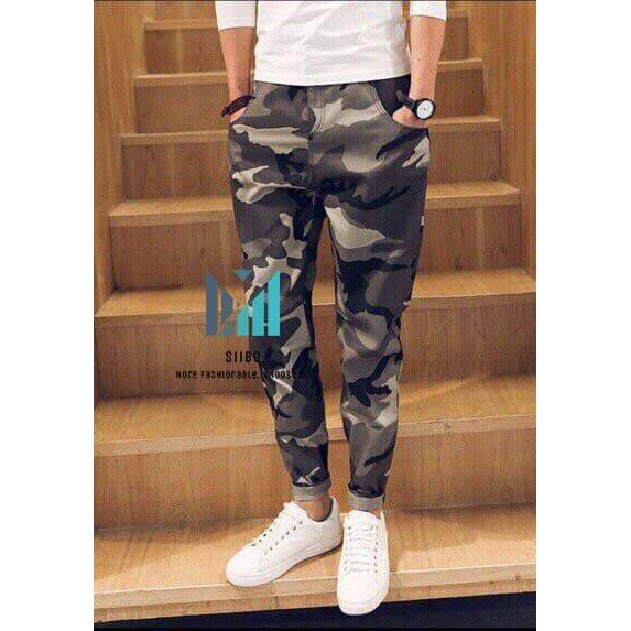 Quần thun nam (HỖ TRỢ ĐỔI SIZE) jogger dạng lính thời trang phong cách - Thời trang nam SIIBE