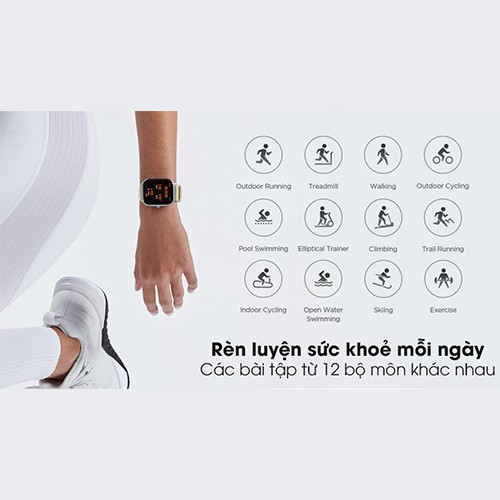 Đồng hồ thông minh Amazfit GTS - Bản Quốc Tế -Hàng Chính Hãng - Bảo hành 12 Tháng