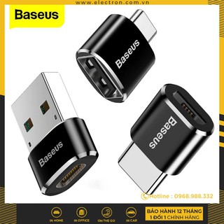 Đầu chuyển đổi OTG Baseus full size cho Laptop, Macbook, Máy tính bảng, Điện thoại