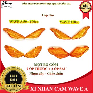 [CÓ VIDEO] Full Bộ Xi nhan cam WAVE A 50 cc WAVE A 100 cc WAVE A 110 cc - Gồm 2 xi nhan trước và 2 xi nhan sau