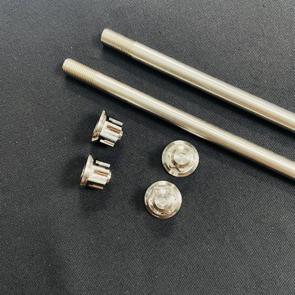 BỘ CỐT TRỤC BÁNH SALAYA KÈM TÁN TRƯỚC SAU CHO CÁC XE YAMAHA ( BAO SÁNG BÓNG TRỌN ĐỜI )
