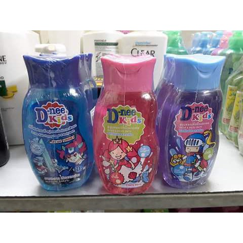 SỮA TẮM GỘI DNEE KIDS CHO BÉ 200ML - THÁI LAN (đỏ và tím)