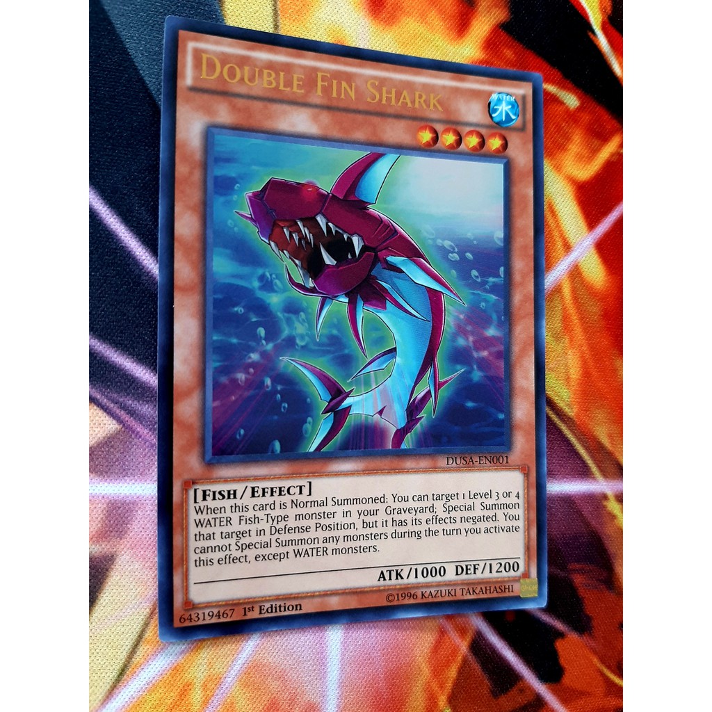 Thẻ Bài Mint90 Yugioh Monster Double Fin Shark - DUSA-EN001 - Ultra