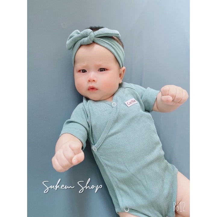 Turban bé gái Cookie màu xinh xắn, chất cotton tăm mềm mịn.