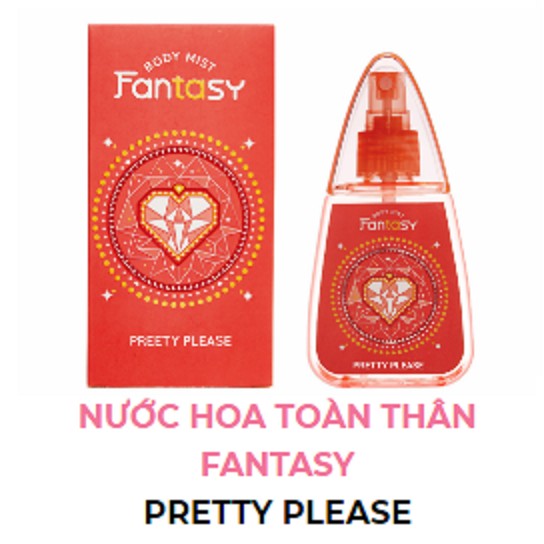 (100ml) Nước hoa toàn thân FANTASY 100ml | Thế Giới Skin Care