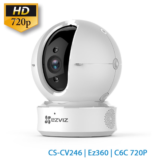 Camera Ezviz cv-246 720p , C6CN 720p (Có cổng Lan) - Hàng chính hãng