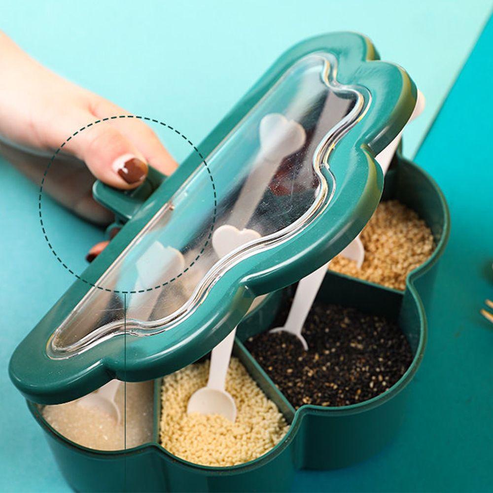 Hộp Đựng Gia Vị Sáu Ngăn Tiện Dụng Cho Nhà Bếp