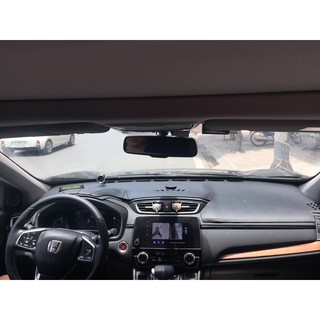 Thảm da Taplo Honda CRV 2017-2019 vân Carbon cao cấp (không HUD)